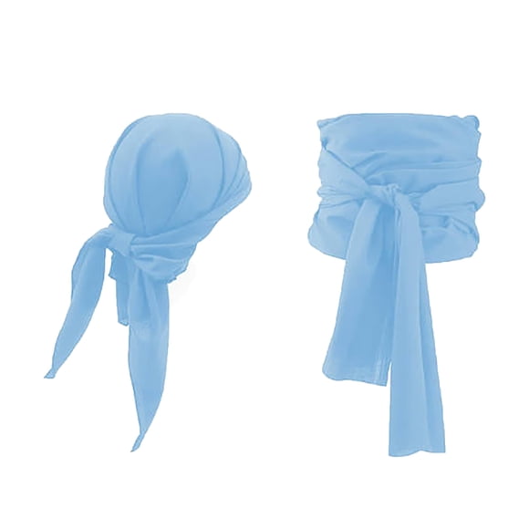 Bandana and Belt Set for Everyday Casual Wear - Universal Seasonal Accessory Mantle Headwear and Waistwear Collaboration