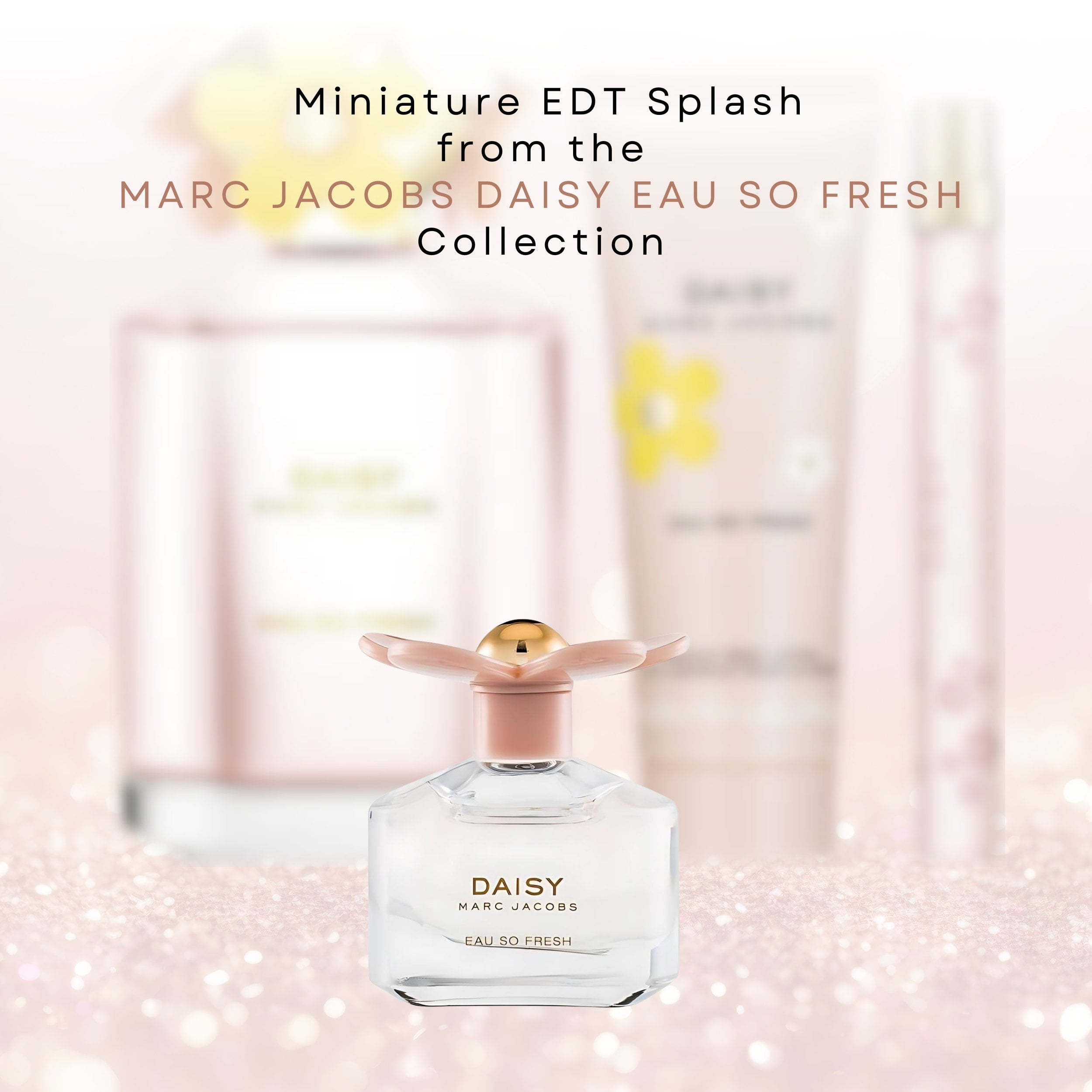 Marc Jacobs Daisy Eau So Fresh Mini Splash, 0.13 Ounce, Raspberry