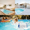thumbnail image 4 of 2-Pack Reusable Polyester & Plastic Pool/Spa Filter Cartridge - 243mmx150mm, 45mm Hole Diameter - High Filtration Accuracy, Large Area for Hydrotherapy, Swimming Pools, Water Parks, Massage Pools &, 4 of 7