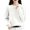White, variant on Loose Fit Lace Trim Knit Pullover Sweater Long Sleeve Lightweight For Fall And Winter Seasons Casual Comfort Wear