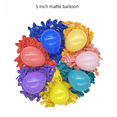 thumbnail image 4 of 5 inch round ball decoration wedding party balloon latex transparent balloon set birthday balloon Christmas Christmas - Ice Blue, 4 of 4