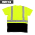 thumbnail image 6 of North 15 High-Visibility Reflective Safety Short Sleeve Blk-Yell T-Shirt with Moisture Wicking Mesh-6890-XL, 6 of 8