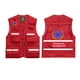 thumbnail image 3 of Chaleco reflectante de verano, ropa de trabajo de seguridad, uniforme de equipo de rescate con logotipo impreso, camiseta sin mangas informal aplicable a escenas, 3 of 5