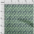 thumbnail image 2 of oneOone Polyester Lycra Blue Fabric Floral Dress Material Fabric Print Fabric By The Yard 56 Inch Wide, 2 of 4