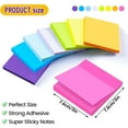thumbnail image 3 of 8 Pack Sticky Notes 3x3Inches Colors Self Stick Pads Easy To Post For Home Notebook 100 Sheets/pad, 3 of 9