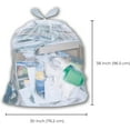 thumbnail image 2 of Spartano Clear Garbage Bags 250 Count, Multipurpose Trash Bags for Home & Office, Size (30 x 38 Inch), 2 of 7