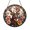 Acrylic 3.5 Inch, variant on Buck Deer Floral Meadow Stained Glass Style Window Suncatcher Decor
