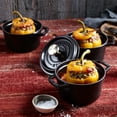 thumbnail image 5 of Staub Cast Iron 0.75-qt Round Cocotte - Matte Black, 5 of 8
