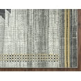 thumbnail image 3 of Abani Porto Collection Modern 7'9" x 10'2" Grey Yellow Diamond Area Rug, 3 of 5