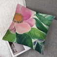 thumbnail image 7 of Creowell Set of 2 Throw Pillow Cover Colorful Bohemian Peach Floral Boho Watercolor Pink Painterly Decorative Pillow Case Home Decor Square  Pillowcase White, 7 of 7