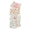 thumbnail image 2 of ATOGUTA Girls Underwear Boyshorts Size 1.5T-16 Full Coverage Boyshort Panties Kids Soft Underwear 4 Pack, Pink, 2 of 3