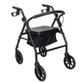 thumbnail image 1 of Heavy Duty Folding Rollator Walker With Seat Wheels Rolling Adult Steel Senior, 1 of 4