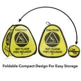 thumbnail image 6 of Dryser 3-Pack 16" Pop-up Caution Wet Floor Signs - Yellow 4-Sided English/Spanish Warnings, 6 of 8