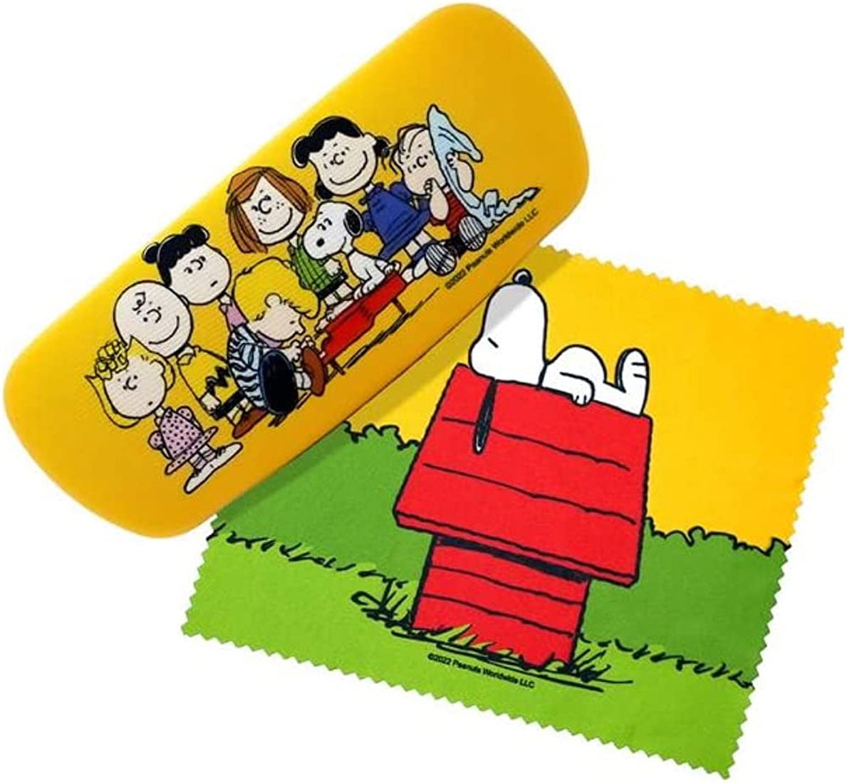 Peanuts Gang Eyeglass Case with Snoopy Cleaning Cloth - Walmart.com