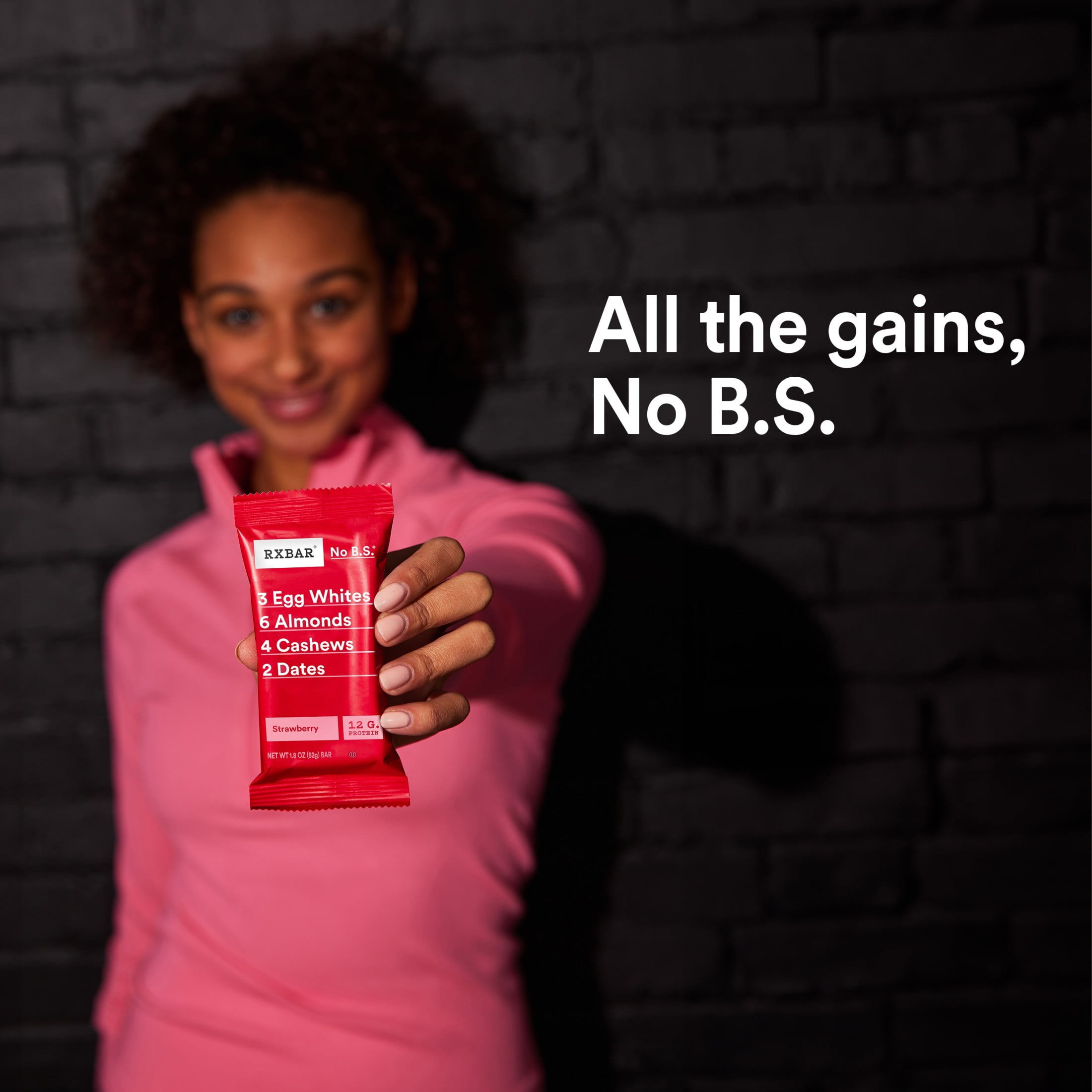(3 pack) RXBAR, Strawberry Gluten-Free Protein Bars, 5 Count