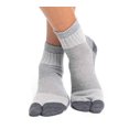 thumbnail image 4 of V-Toe Wool Light Grey Casual or Hiking Flip-Flop Tabi Big Toe Chaco Socks, 4 of 7