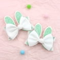 thumbnail image 6 of FENOHREFE 1pair Easters Bunnies Plush Hair Clip Lovely Styles Hair Pin Children Hairpin for Kids and Teens Festives Accessory, 6 of 7