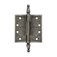 thumbnail image 2 of Deltana DSBP44U15A 4" X 4" Solid Brass Square Corner Plain Bearing Mortise Hinge - Nickel, 2 of 2