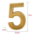 thumbnail image 3 of GROWTH TANK 2pcs Door Address Sign Numbers Plaque Digit 3 5 for Home Hotel Garden Plaque, 3 of 8