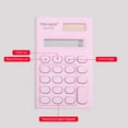 thumbnail image 5 of Djunllk Calculator - Solar Battery Dual Power 8 Digit LCD Display Solid Color Classic Mini Desk Scientific Calculator, Portable Exquisite Standard Function for On-the-Go Office Home School, 5 of 9