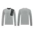 thumbnail image 4 of Taylonsss Men's Short Sleeve Casual Shirt with Zippered Pocket for Outdoor Summer Wear Solid Color Round Neck Pullover Top, 4 of 4