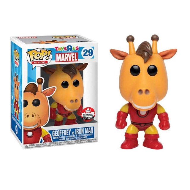 Pop Vinyl Ad Icons Geoffrey as Iron Man #29 (Canadian Convention Exclusive) Funko -