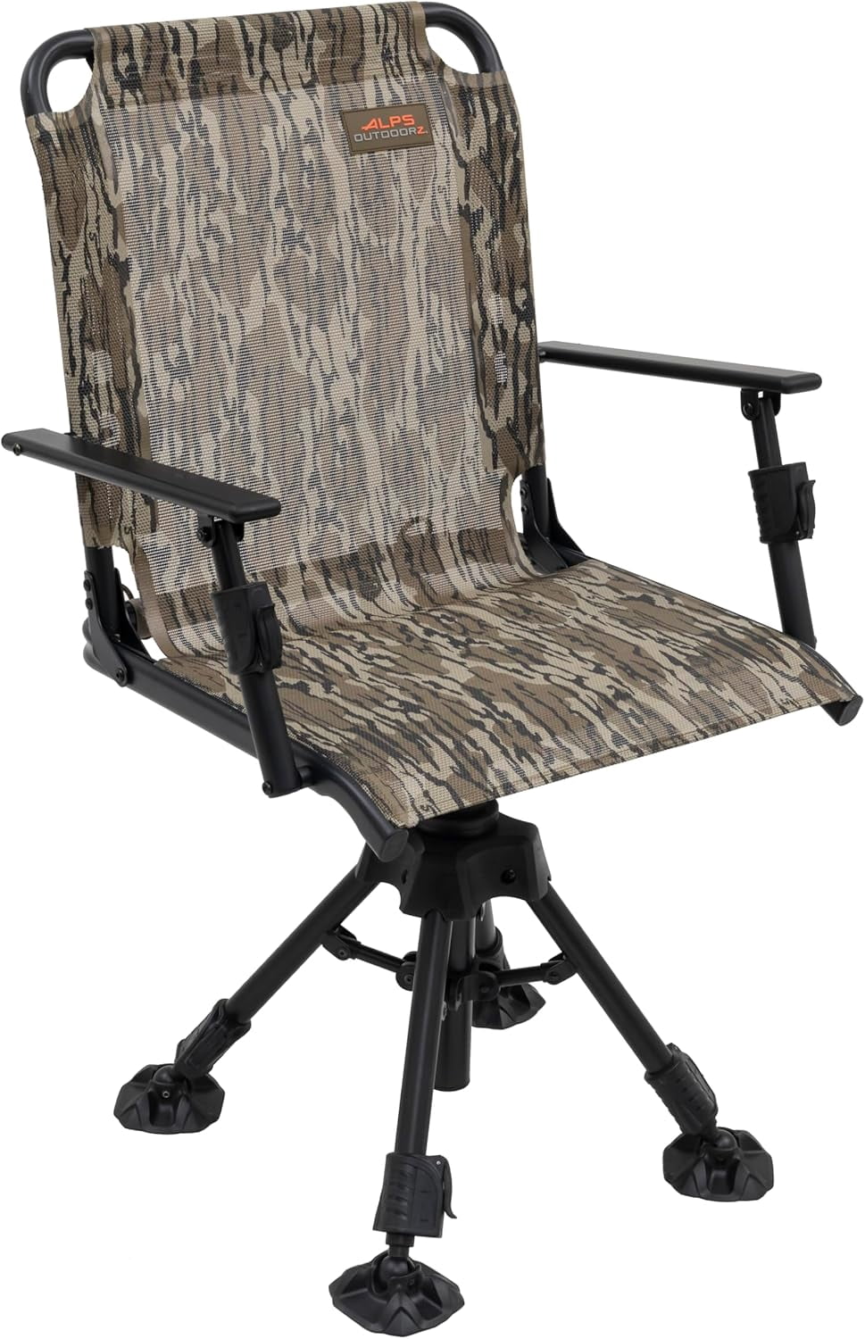 OutdoorZ Knockout Swivel Blind Chair - Mossy Oak Original Bottomland
