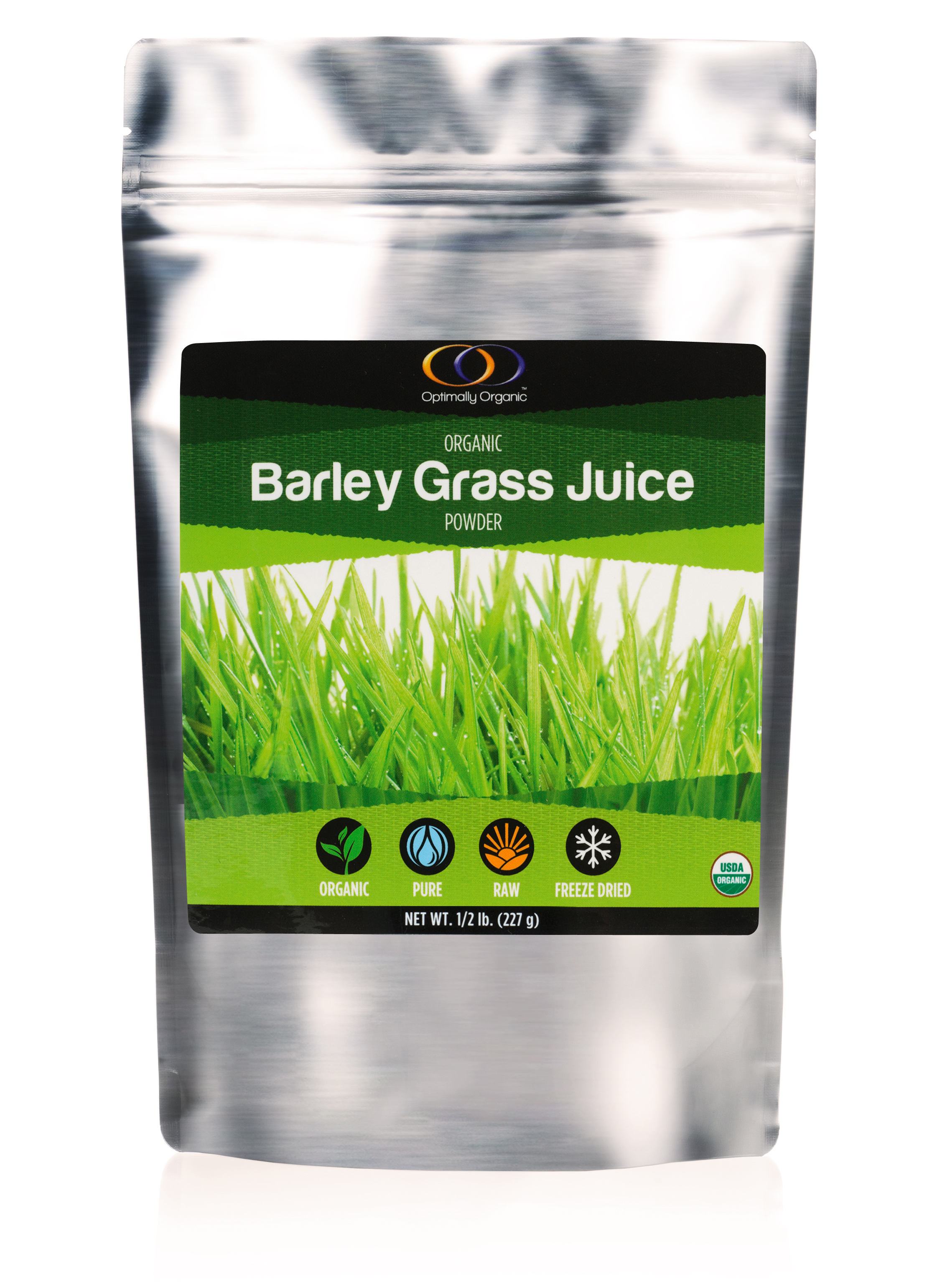 Optimally Organic Barley Grass Juice Powder, Vitamins, Minerals