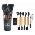 thumbnail image 1 of SET DE UTENSILIOS DE SILICON PARA COCINA 12 PIEZAS, 1 of 5