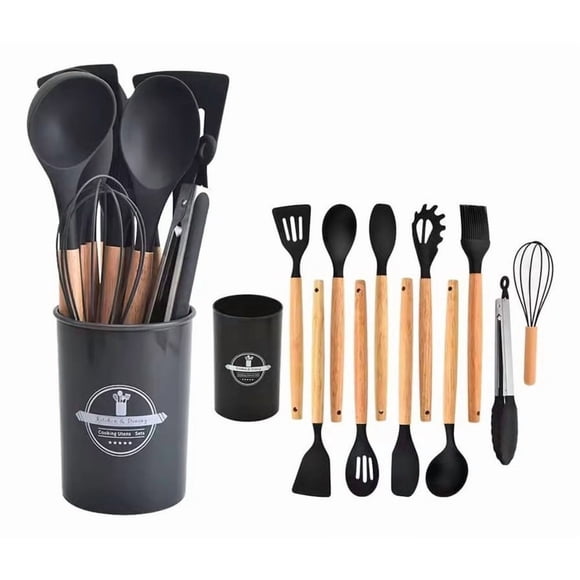 SET DE UTENSILIOS DE SILICON PARA COCINA 12 PIEZAS