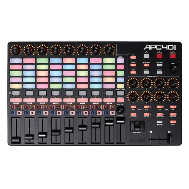 Controlador Akai con Ableton Live APC40 MKII negro 10x20*40