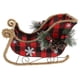 thumbnail image 4 of Christmas Metal Sleigh Santa Decoration: Garden Xmas Sleigh Stocking Stuffers Sleigh Photo Prop Desktop Santa Claus Sleigh Xmas Ornament Mini Gift, 4 of 5