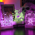 thumbnail image 3 of Lámpara de escritorio de luces nocturnas de ilusión 3D de Halloween, para decoración de regalos de fiesta de Halloween, 3 of 5