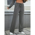 thumbnail image 6 of JYLFC Womens 2 Piece Outfits Set Jogger and Hoodie Sweatsuit Sets Oversized Half Zip Sweatshirt Sweatpants with Pockets Dark Gray XL, 6 of 8