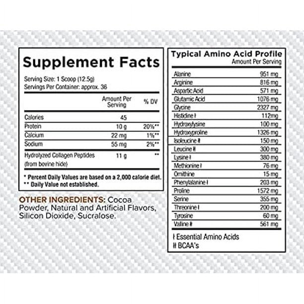 Core Nutritionals Collagen Grass Fed Bovine Collagen Peptides - 41 Servings