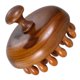 thumbnail image 1 of Peine de masaje capilar con dientes anchos, cepillo de madera para el cuidado del cabello y la eliminación de la caspa., 1 of 5