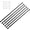 Black - 6 Pack, variant on 12 Pack Curtain Rods For Windows 28 to 48 Inch Spring Tension Rod Adjustable Metal No Drill Curtain Rod for Windows, Shower, Door, Kitchen (Black, 12 Pack)