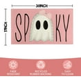 thumbnail image 3 of Halloween Door Mat,Spooky Ghost Pink Outdoor Mats for Front Door,Halloween Indoor Entrance Non-Slip Doormat,Halloween Entryway Welcome Rubber Mats for Front Porch Decor 30" x 17", 3 of 6