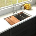 thumbnail image 2 of ZLINE 30 in. Garmisch Undermount Single Bowl Kitchen Sink with Bottom Grid and Accessories (SLS-30), 2 of 9
