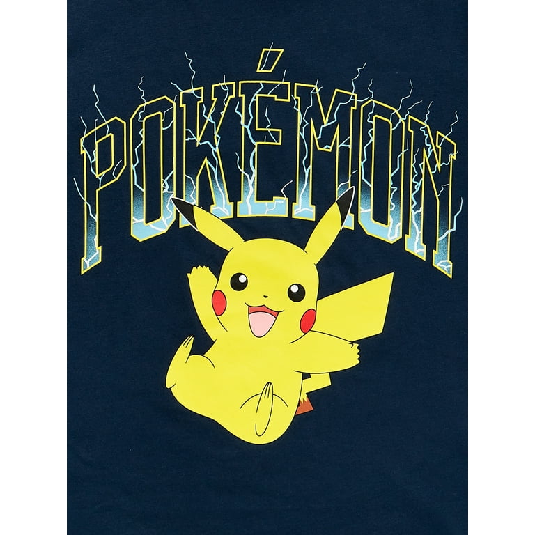 Pokemon Boys Lightning T-Shirt with Short Sleeves, Sizes 4
