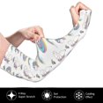 thumbnail image 3 of Goofa Funny Kawaii Unicorns Dancing Pattern UV Sun Protection Arm Sleeves, UPF 50 Sports Cooling Arm Compression Sleeves for Men Women Teenager, 3 of 8