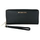 thumbnail image 1 of Michael Kors - portafolios grande continental para mujer, piel de guijarro, Negro/Oro, Large size wallet wallet, portafolios Continental, 1 of 5