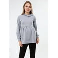 thumbnail image 6 of LVMA4530 - Nursing Maternity Hoodie / Sweatshirt Fall Winter Pregnant Breastfeed, 6 of 14