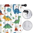 thumbnail image 4 of Blackout Kids Curtains,Dinosaur and Volcano Pattern Childrens Insulated Curtains Set Of 2,Bedroom Essentials,Toddler Room Decor 42"x84", 4 of 5