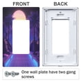 thumbnail image 3 of Yayeee Rocker Switch Wall Plate 1-Gang 4.6"x2.9" Home Decorative Outlet Cover, Blue Road, 3 of 6