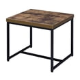 thumbnail image 1 of Bowery Hill Table d'Appoint Carrée en Chêne Vieilli et Noir, 1 of 5