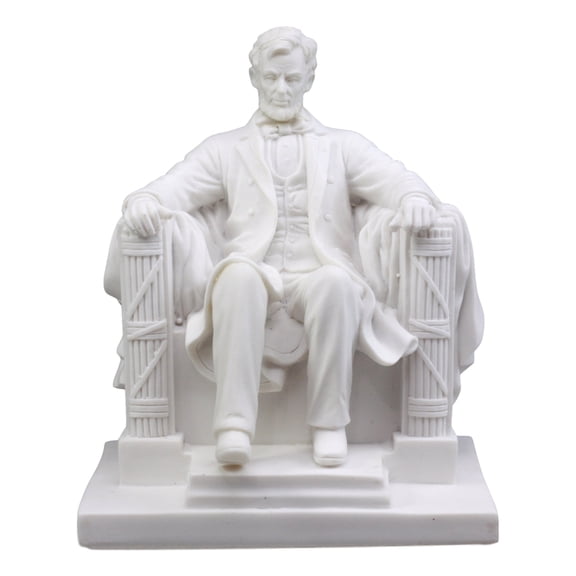 Ebros Small Seated Abraham Lincoln Figurine 5"H Lincoln Memorial Colossal Sculpture 16th President Of United States Of America