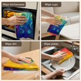 thumbnail image 6 of 2 Pcs Funny Kitchen Towels,Colorful Tie Dye Circular Spiral Pattern Microfiber Dish Towels,Kitchen Tea Towels,Kitchen Towel Set (18" X 26"), 6 of 7