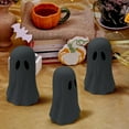 thumbnail image 5 of 10CM Black Ghost Figurine Spooky Tabletop Decor For Halloween Home Decoration 2PCS, 5 of 9