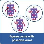 hand2mind Numberblocks Friends Six to Ten, Action Figure Set, Math Toy, Ages 3+